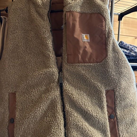 Carhartt Dusty Rose Reversible Puffer Vest - Picture 2 of 3